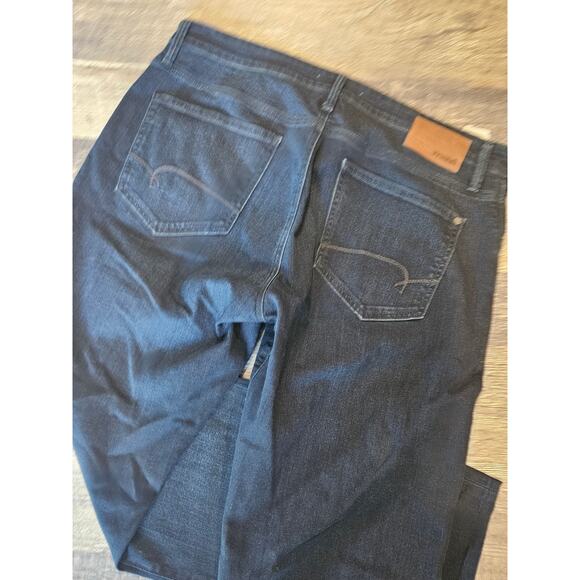 Mavi jeans Zach straight leg strerchy sz 36 x 32 16/18 plus dark wash - Picture 6 of 7